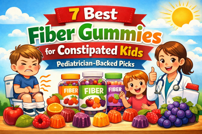 7 Best Fiber Gummies for Constipated Kids (2026) Pediatrician-Backed Picks 7 Best Fiber Gummies for Constipated Kids (2026) Pediatrician-Backed Picks