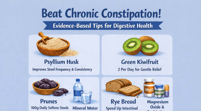 Chronic Constipation Treatment: Science-Backed Strategies with Psyllium and Kiwifruit Chronic Constipation