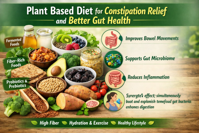 Plant Based Diet for Constipation Relief