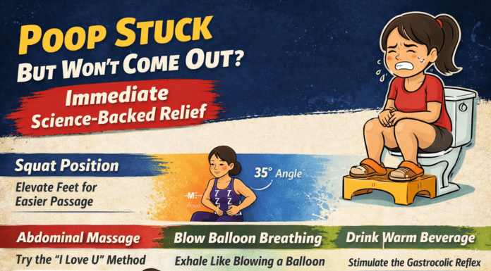 Poop Stuck But Won’t Come Out? Immediate Science-Backed Relief Poop stuck but won’t come out
