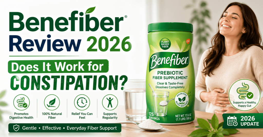 Benefiber Review 2026 : Does It Work for Constipation?