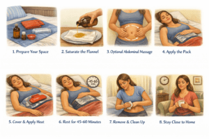 Castor Oil Pack for Constipation