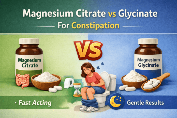 Magnesium Citrate vs Glycinate for Constipation (2026 iHerb Guide)