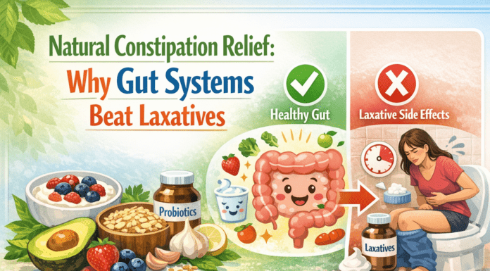 Natural Constipation Relief: Why Gut Systems Beat Laxatives Natural Constipation Relief