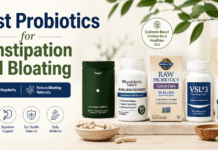 Best Probiotics for Constipation and Bloating (2026 Evidence-Based Guide) Best Probiotics for Constipation and Bloating
