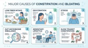 Common Causes of Constipation and Bloating