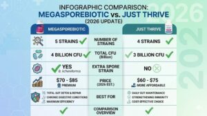 MegaSporeBiotic vs Just Thrive
