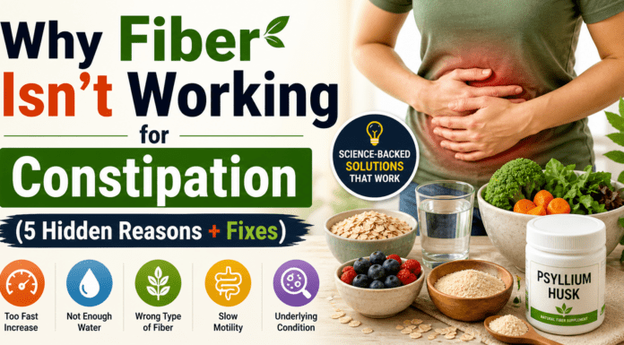 Why Fiber Isn’t Working for Constipation (5 Hidden Reasons + Fixes) Why Fiber Isn’t Working for Constipation (5 Hidden Reasons + Fixes)