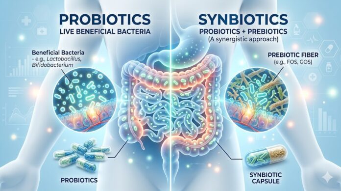 Synbiotics vs Probiotics for Constipation