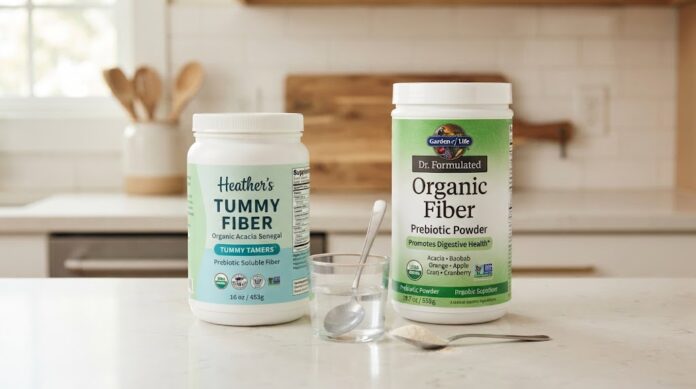 Heather's Tummy Fiber vs Garden of Life Organic Fiber