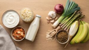 Probiotic and Prebiotic Foods