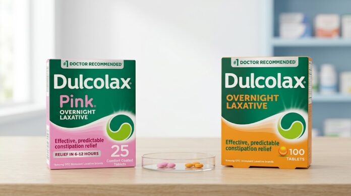Dulcolax Pink vs Dulcolax Laxative Tablets